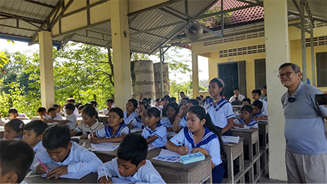 児童への環境教育の様子①