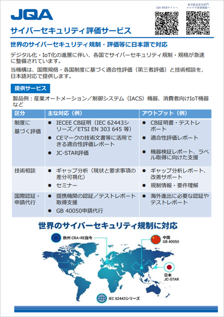 サイバーセキュリティ評価サービス