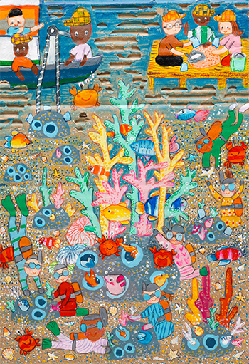 『地球環境特別賞』受賞作品 Tubtim Tubtimwadee（タイ・9歳）